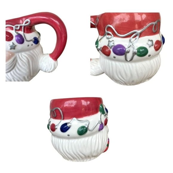 Vintage Santa Claus Mug Cup 1999 Christmas Light Coffee Hot Chocolate Nostalgic - Picture 5 of 12